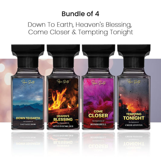 Bundle of 4 Top Scents 50ML